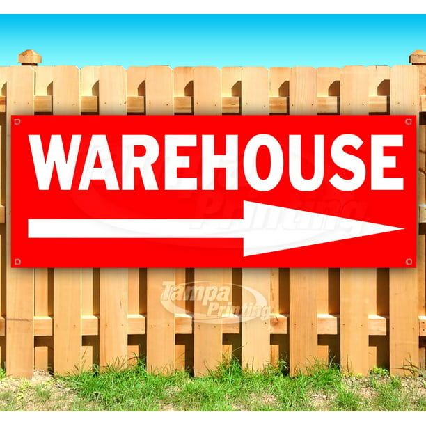 Flag, Advertising Warehouse 13 oz Heavy Duty Vinyl Banner Sign with Metal Grommets Many Sizes Available New Store 